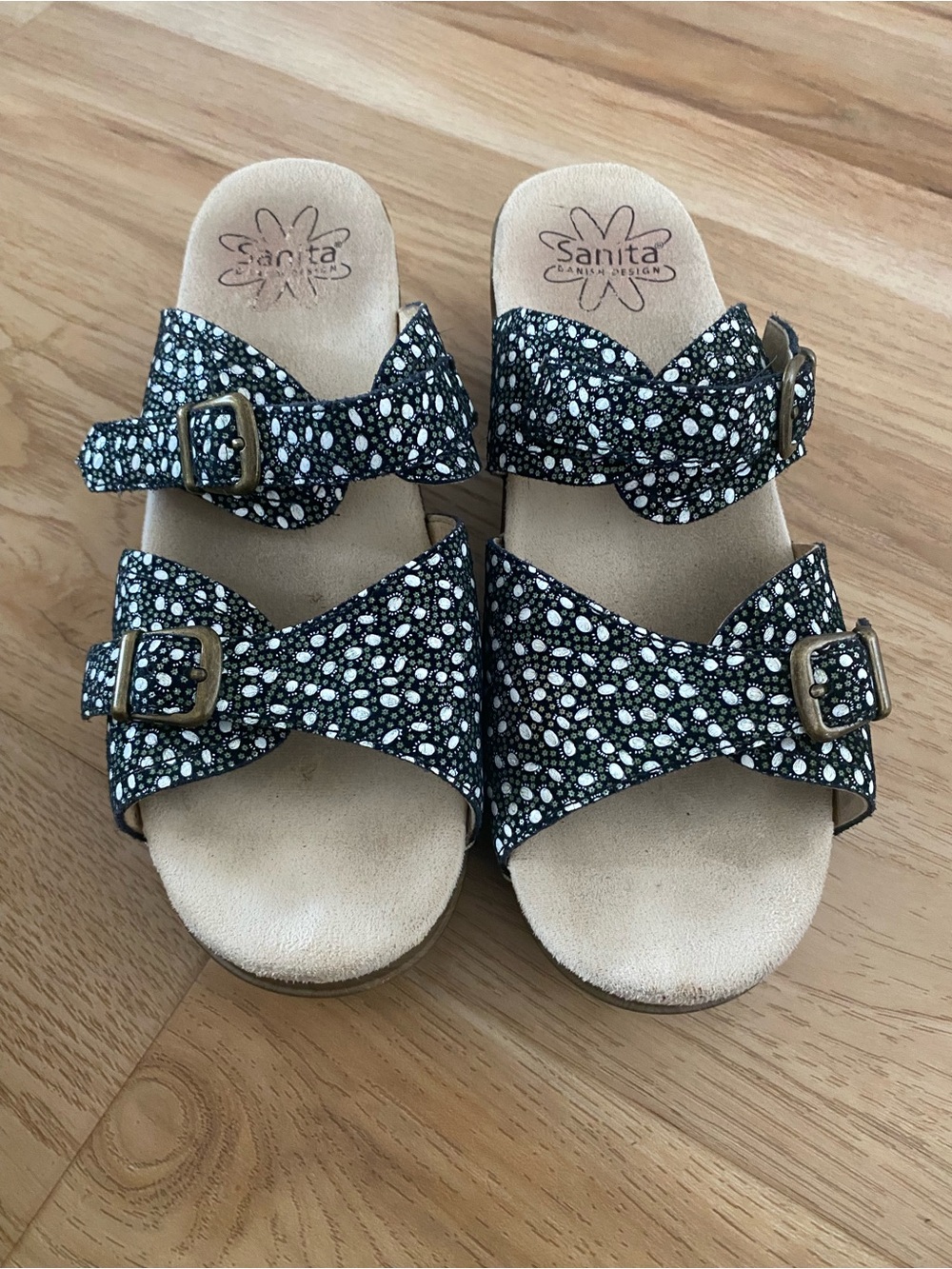 SANITA Debora Strappy Clog Slides Sandals